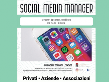 Corso SOCIAL MEDIA MANAGER